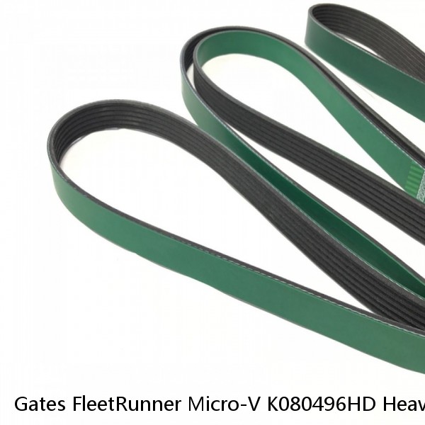 Gates FleetRunner Micro-V K080496HD Heavy Duty Belt 1 3/32" X 50 1/8"