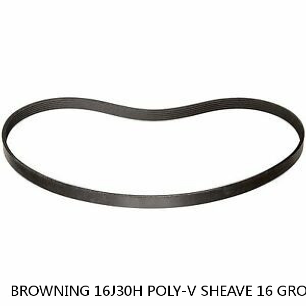 BROWNING 16J30H POLY-V SHEAVE 16 GROOVES 3.0OD 3.0PD 2 9-16ID USES H BUSHING NEW