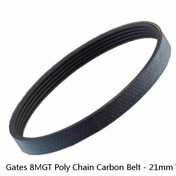 Gates 8MGT Poly Chain Carbon Belt - 21mm Width - 8mm Pitch - Choose Your Length 